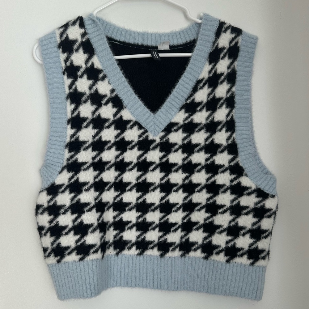 H & M Checkered Vest